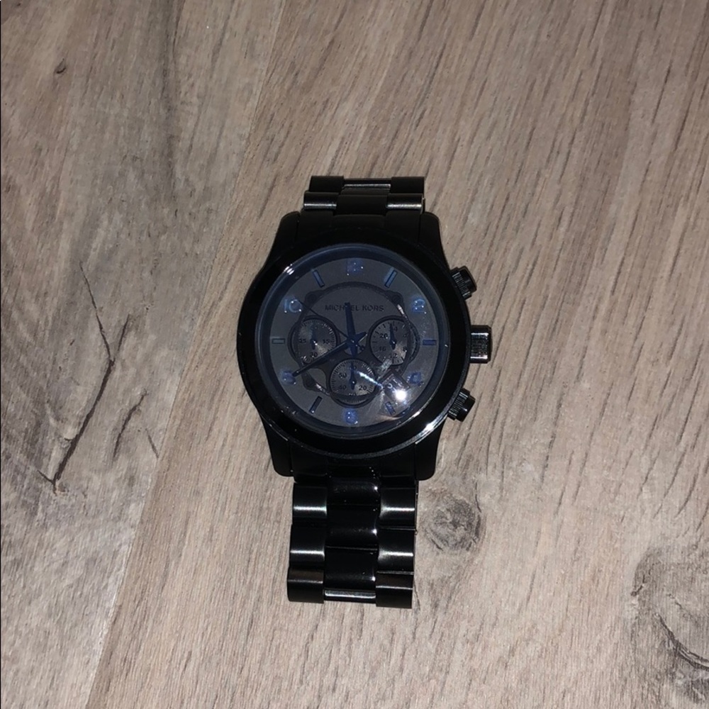 Michael Kors women’s onyx black watch